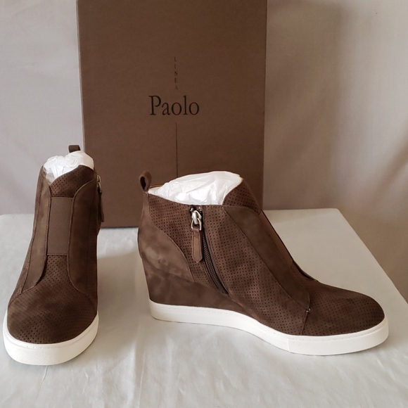 New Linea Paolo Felicia Wedge Bootie 